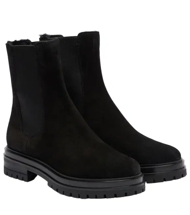 Gianvito Rossi Chester suede Chelsea boots