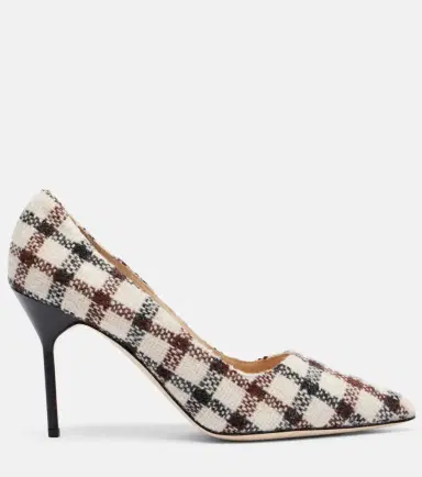 Manolo Blahnik BB 90 checked pumps | Thumbnail 2 Manolo Blahnik BB 90 checked pumps | Thumbnail 2