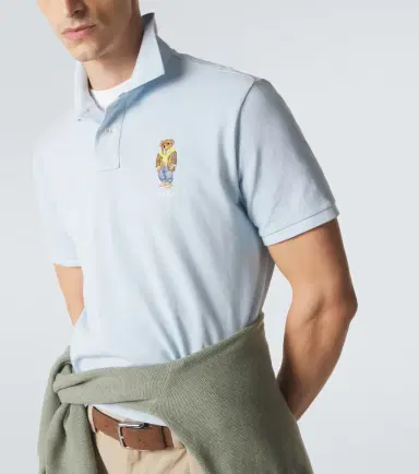 Polo Ralph Lauren Polo Bear cotton piqué polo shirt | Thumbnail 4