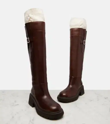 Jimmy Choo Tamsin leather knee-high boots | Thumbnail 2