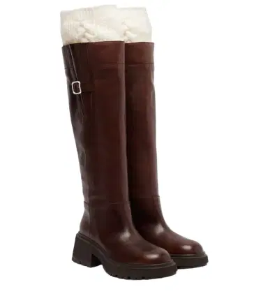 Jimmy Choo Tamsin leather knee-high boots | Thumbnail 1