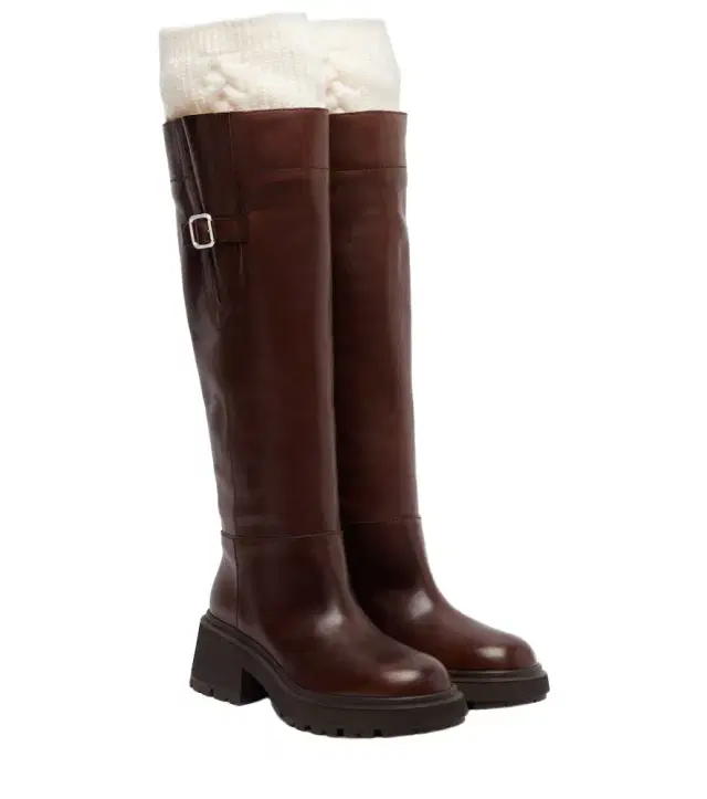Tamsin leather knee-high boots