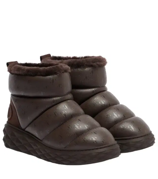 Xan shearling-lined leather snow boots