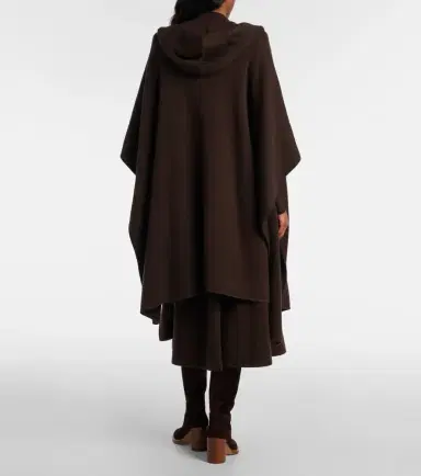 Jardin des Orangers Hooded wool and cashmere cape | Thumbnail 3 Jardin des Orangers Hooded wool and cashmere cape | Thumbnail 3