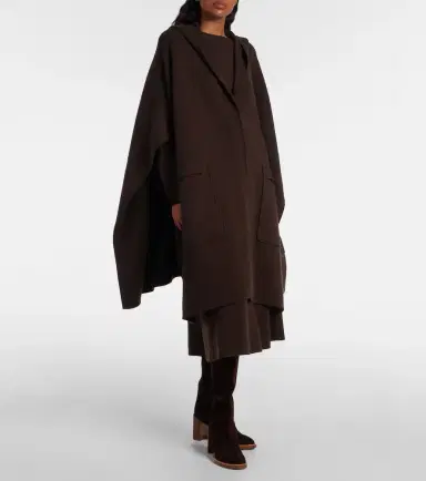 Jardin des Orangers Hooded wool and cashmere cape | Thumbnail 5 Jardin des Orangers Hooded wool and cashmere cape | Thumbnail 5