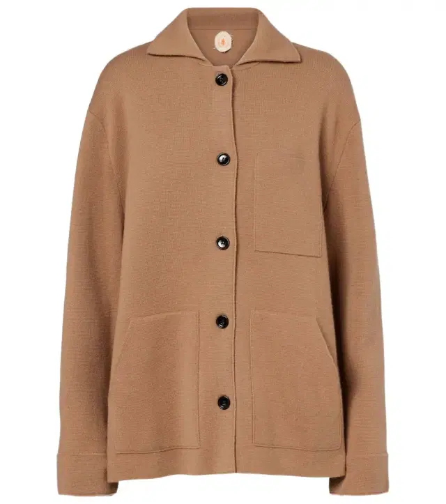 Wool and cashmere cardigan