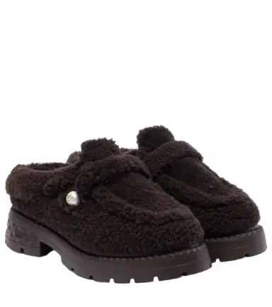 Jimmy Choo Shea shearling platform mules | Thumbnail 1 Jimmy Choo Shea shearling platform mules | Thumbnail 1