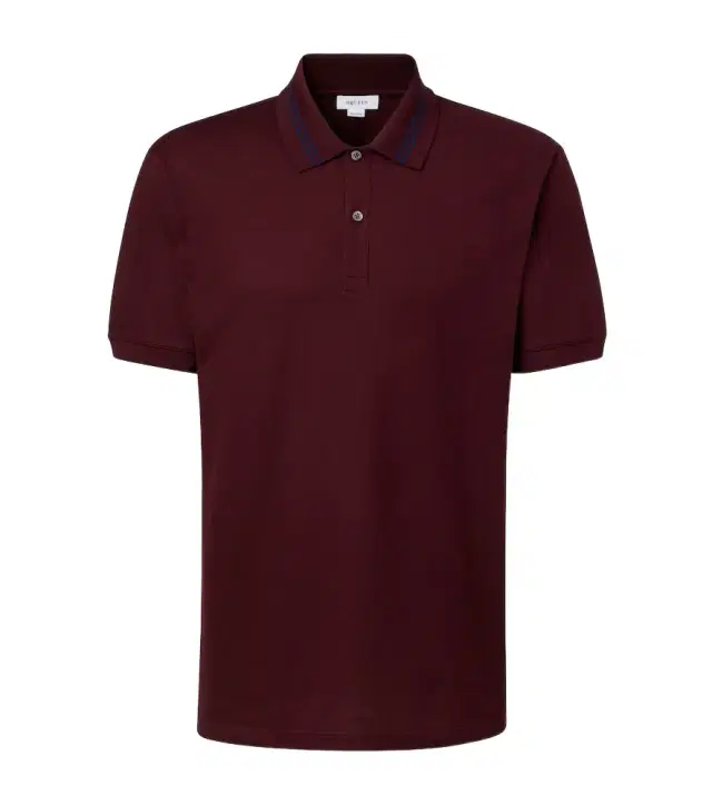 Cotton piqué polo shirt