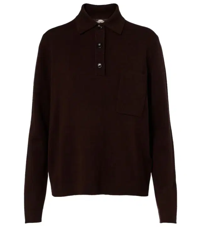 Jardin des Orangers Wool and cashmere polo sweater