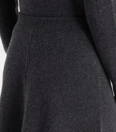 Jardin des Orangers Wool and cashmere midi skirt | Thumbnail 6