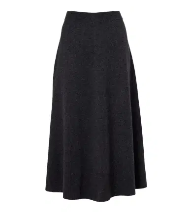 Jardin des Orangers Wool and cashmere midi skirt | Thumbnail 1