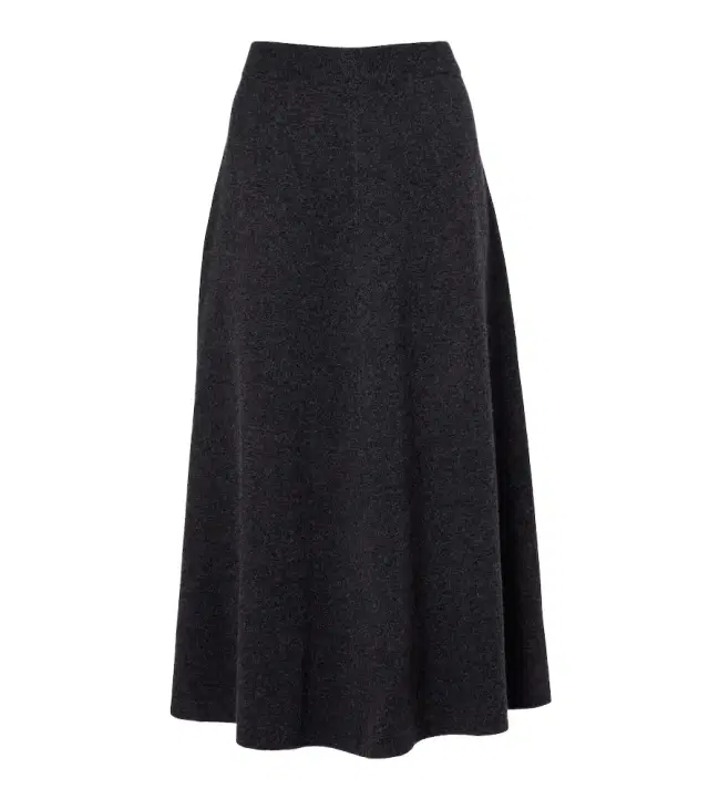 Wool and cashmere midi skirt