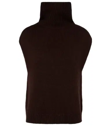 Jardin des Orangers Turtleneck wool and cashmere sweater vest | Thumbnail 1