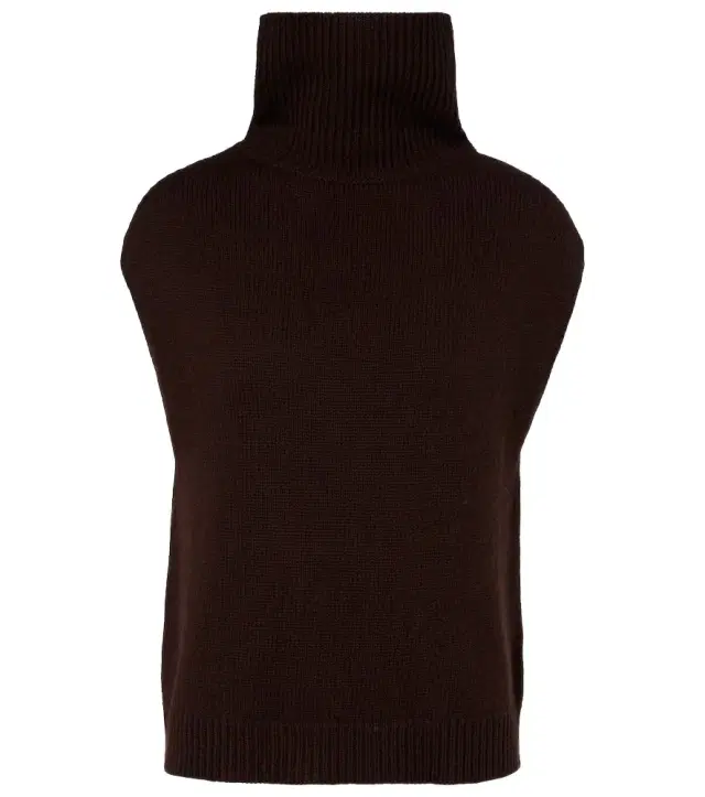 Jardin des Orangers Turtleneck wool and cashmere sweater vest