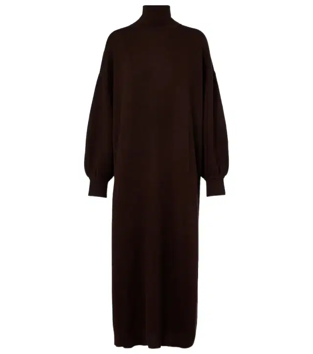 Jardin des Orangers Turtleneck wool and cashmere sweater dress