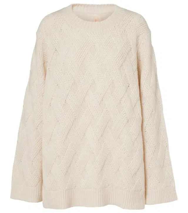 Oversized wool and cashmere sweater