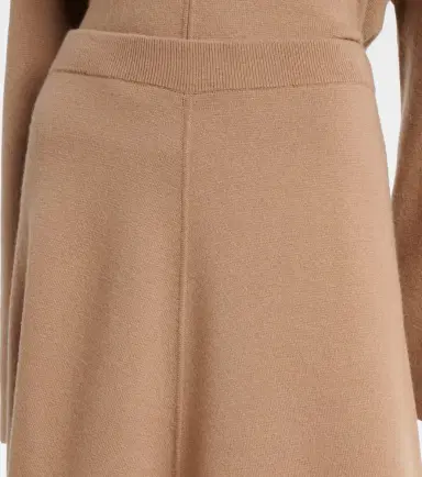 Jardin des Orangers Wool and cashmere midi skirt | Thumbnail 2