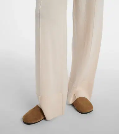 Jardin des Orangers Wool and cashmere wide-leg pants | Thumbnail 4
