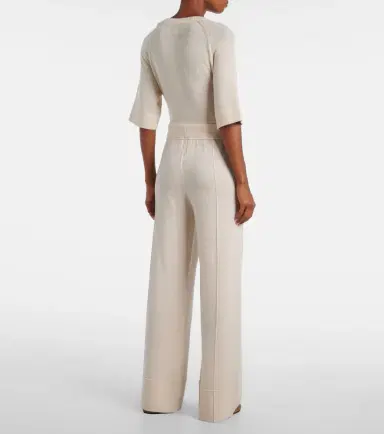 Jardin des Orangers Wool and cashmere wide-leg pants | Thumbnail 5