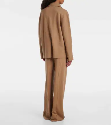 Jardin des Orangers High-rise wool and cashmere wide-leg pants | Thumbnail 4