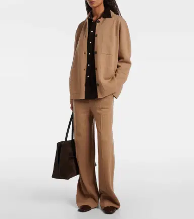 Jardin des Orangers High-rise wool and cashmere wide-leg pants | Thumbnail 5