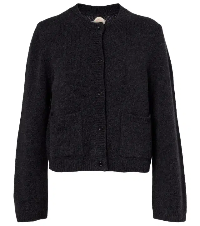 Wool and cashmere cardigan