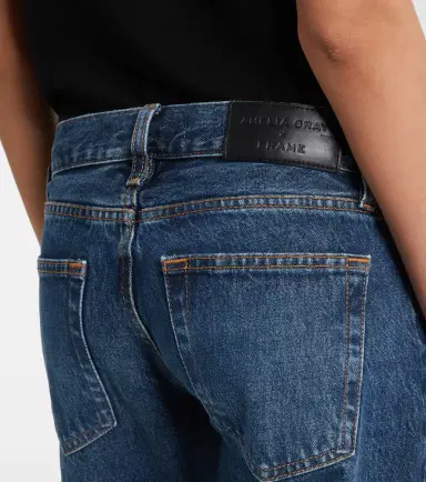 Frame x Amelia Gray The Gray low-rise straight jeans | Thumbnail 5