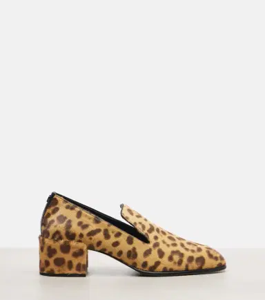 Jimmy Choo Eliot Slipper 45 leopard-print calf hair pumps | Thumbnail 3 Jimmy Choo Eliot Slipper 45 leopard-print calf hair pumps | Thumbnail 3