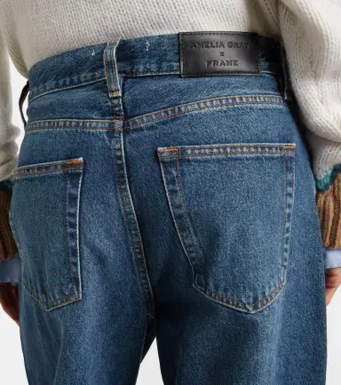Frame x Amelia Gray Detour high-rise wide-leg jeans | Thumbnail 5