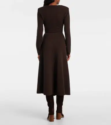 Jardin des Orangers Wool and cashmere midi skirt | Thumbnail 3