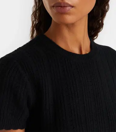 Frame x Amelia Gray The Getaway cashmere crop top | Thumbnail 4 Frame x Amelia Gray The Getaway cashmere crop top | Thumbnail 4