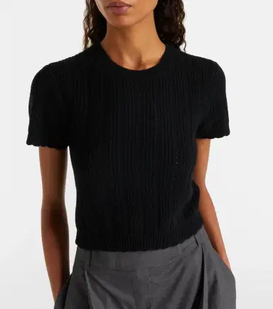 Frame x Amelia Gray The Getaway cashmere crop top | Thumbnail 5 Frame x Amelia Gray The Getaway cashmere crop top | Thumbnail 5