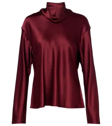 Leset Barb satin turtleneck top | Thumbnail 1