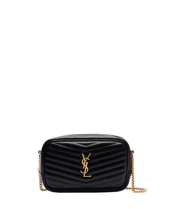 Saint Laurent Lou Mini matelassé leather camera bag