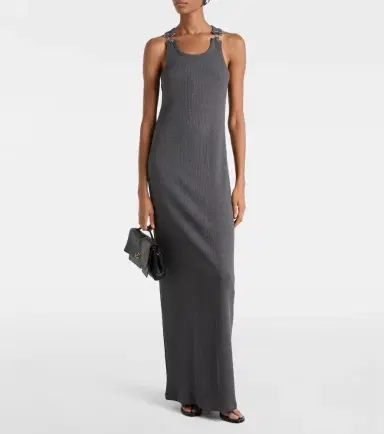 Jean Paul Gaultier Cotton jersey maxi dress | Thumbnail 5