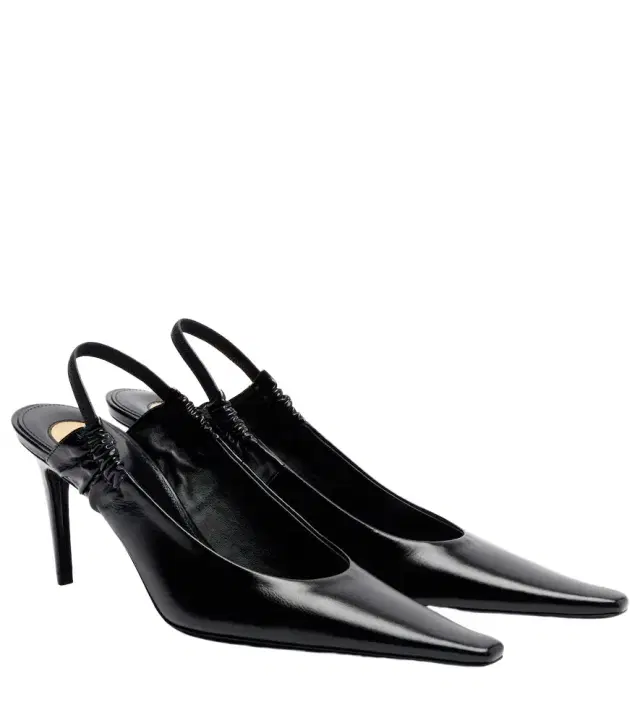 Saint Laurent Anne-Marie leather slingback pumps