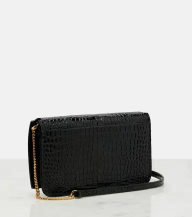 Saint Laurent Cassandre Mini croc-effect leather phone pouch | Thumbnail 4 Saint Laurent Cassandre Mini croc-effect leather phone pouch | Thumbnail 4