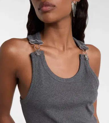 Jean Paul Gaultier Cotton jersey tank top | Thumbnail 2
