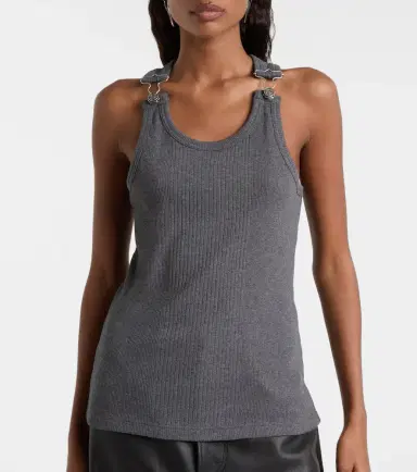 Jean Paul Gaultier Cotton jersey tank top | Thumbnail 3