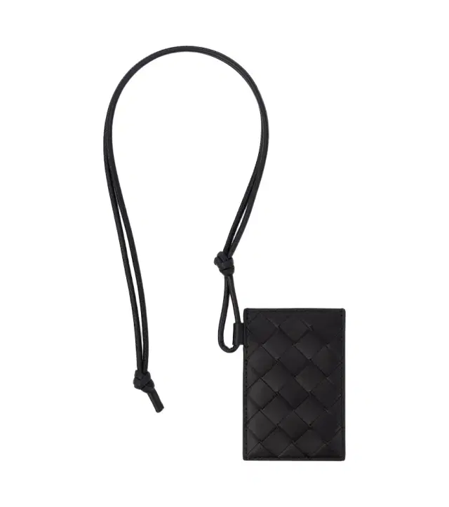 Bottega Veneta Intrecciato leather luggage tag