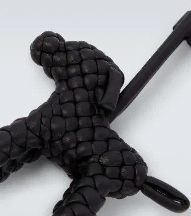 Bottega Veneta Woven leather bag charm | Thumbnail 3 Bottega Veneta Woven leather bag charm | Thumbnail 3