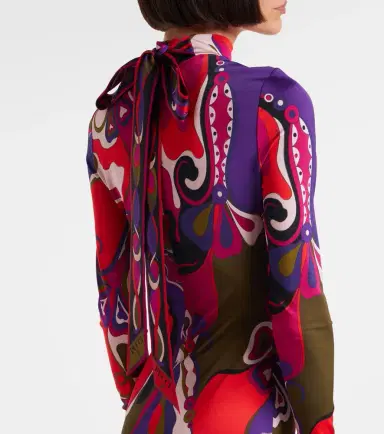 Pucci Orchidee jersey minidress | Thumbnail 3