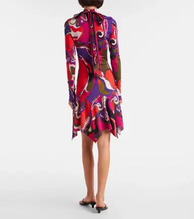 Pucci Orchidee jersey minidress | Thumbnail 4