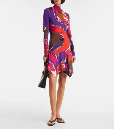 Pucci Orchidee jersey minidress | Thumbnail 5