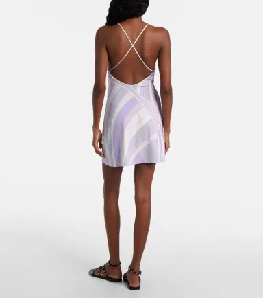 Pucci Iride satin jersey minidress | Thumbnail 3