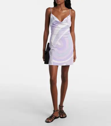 Pucci Iride satin jersey minidress | Thumbnail 5