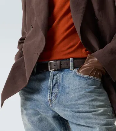 Saint Laurent Vadim leather belt | Thumbnail 4