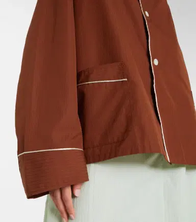 Prada Oversized cotton shirt | Thumbnail 3 Prada Oversized cotton shirt | Thumbnail 3
