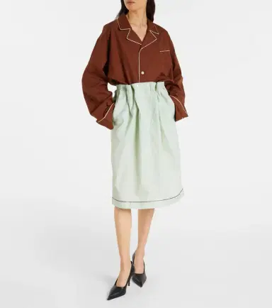 Prada Oversized cotton shirt | Thumbnail 4 Prada Oversized cotton shirt | Thumbnail 4
