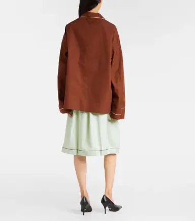 Prada Oversized cotton shirt | Thumbnail 6 Prada Oversized cotton shirt | Thumbnail 6